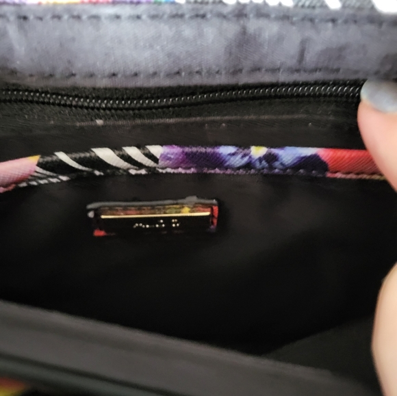 Beautiful bag aldo black white strip flower - Picture 8 of 14